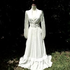 Vintage 1970s Gunne Sax by Jessica Prairie Dress